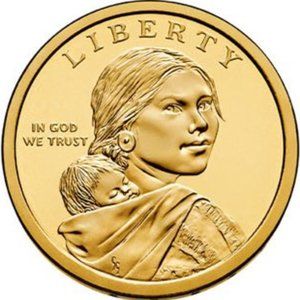 2012 P Sacagawea Golden One Dollar Coin
